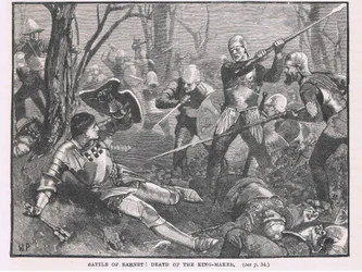 Bitwa pod Barnet: śmierć Warwicka, twórcy króla 1471